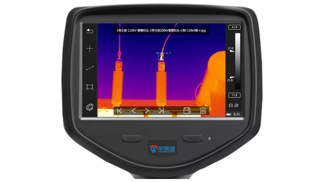 變電站,電力測溫故障智能診斷...手持紅外熱像測溫儀為電力巡檢人排憂解難！