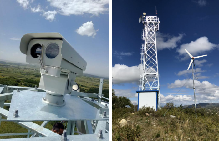 森林防火看15公里10平方大小的目標(biāo)，采用多光譜云臺攝像機(jī)鏡頭選擇多少最優(yōu)